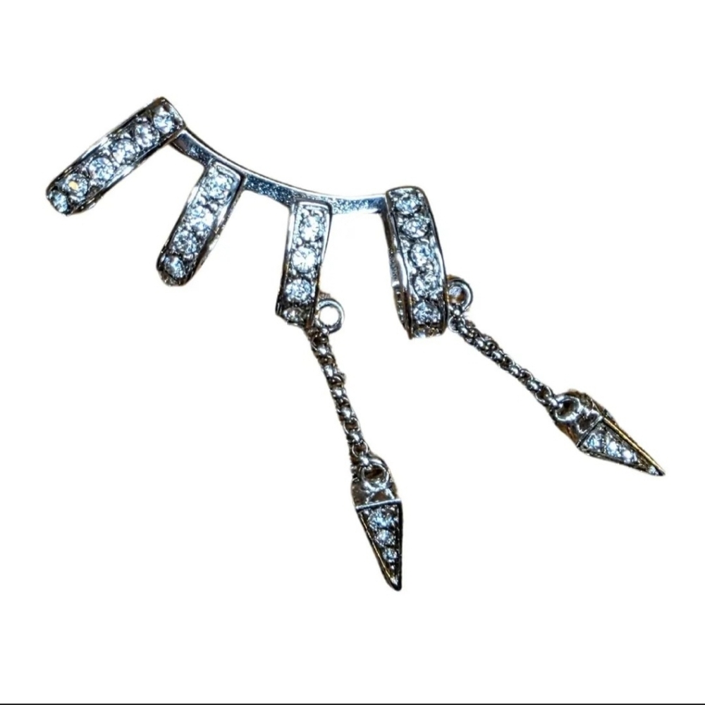 Roberto Cavalli Swarovski Spike Ear Cuff – Limited Edition with Dust Bag & Tags